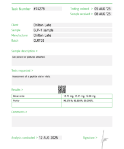 Retatrutide 10mg vial
