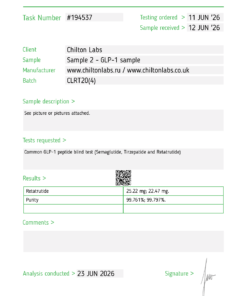 Retatrutide 20mg Research Peptide